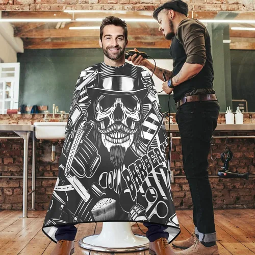 Miniatura 2 de visesunny Delantal profesional del cabo del pelo del poliéster del pelo del pelo del pelo del cabo delantal antiestático de Multi30.