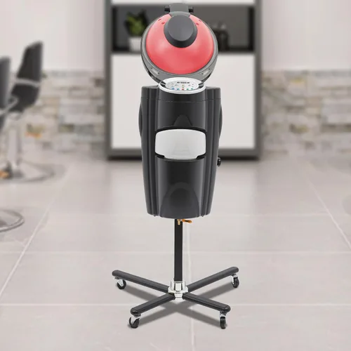 Miniatura 3 de Vaporizador profesional para peluquería para uso en el hogar, 110 V con capucha y temporizador de 0 a 99 minutos, altura ajustable, 4 niveles