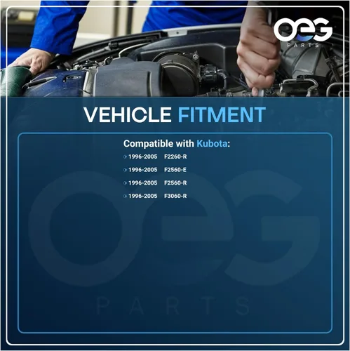 Miniatura 4 de OEG Parts Nuevo arrancador compatible con cortacésped Kubota Tractor Diesel 67980-31150, Genie 23456, 6A320-59212, K3511-81410, K3511-81411