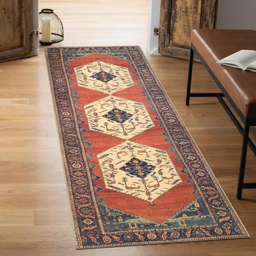 Miniatura 31 de Keen Home Design Alfombra de entrada de 2 x 3 pies, lavable a máquina con parte trasera antideslizante, ideal para entrada, cocina, baño, Multi