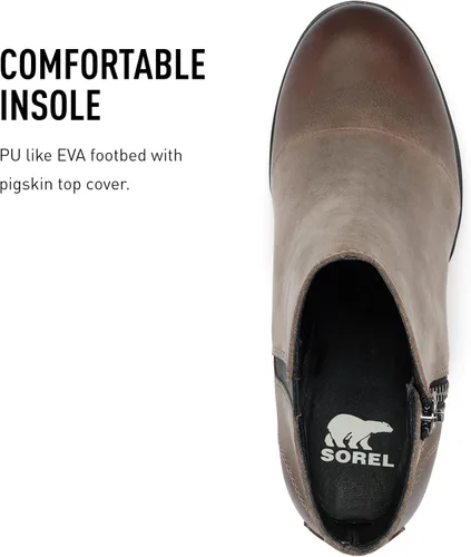 Miniatura 5 de SOREL Joan Uptown - Botas de cuña de cuero impermeables para mujer