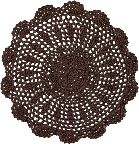 Miniatura 10 de Manteles individuales de encaje hechos a mano con flores de ganchillo, manteles individuales de cocina para platos de cocina