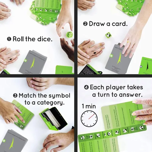 Miniatura 3 de Authentic Agility ¿Qué pasa con el juego de adultos? Rompehielos de 500 preguntas para familias, adolescentes y adultos para generar conversaciones