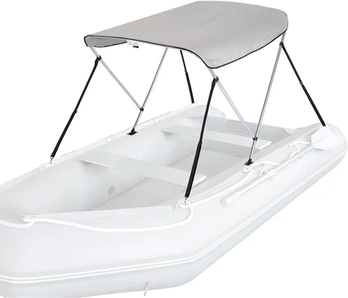 Miniatura 16 de KEMIMOTO Bimini Top para barco, Cubiertas Bimini Tops de Lona de Grado Marino 600D Toldo para Barco con 6 pies de Longitud 54 pulgadas - 96 pulgadas