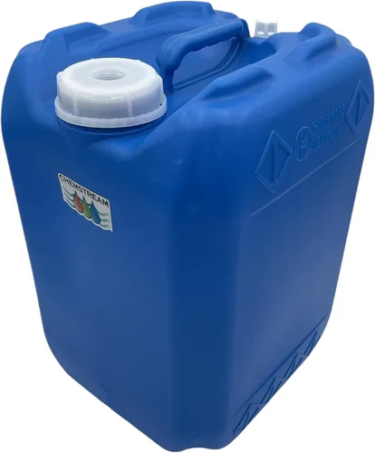 Miniatura 3 de Recipiente apilable de almacenamiento de agua de emergencia de 5 galones Dispensador de bebidas Carboy Jerrican Tapa de 2.756 in