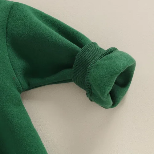 Miniatura 6 de Ehfomius Sudadera de gran tamaño para bebé niño y niña, suéter grueso de manga larga, suéter sin botones, ropa cálida de invierno