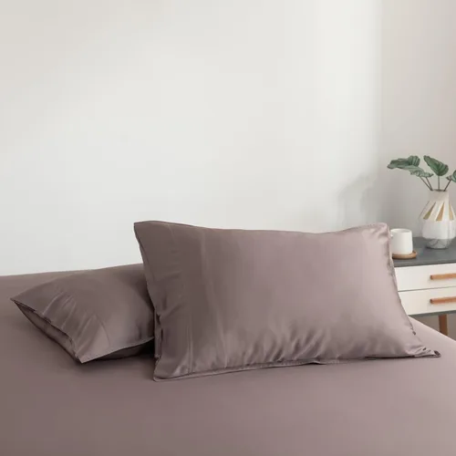 Miniatura 18 de Bella Coterie - Juego de fundas de almohada de viscosa de bambú de lujo, 100% cultivadas orgánicamente, ultra suave, refrescante, 2 piezas [Champán]