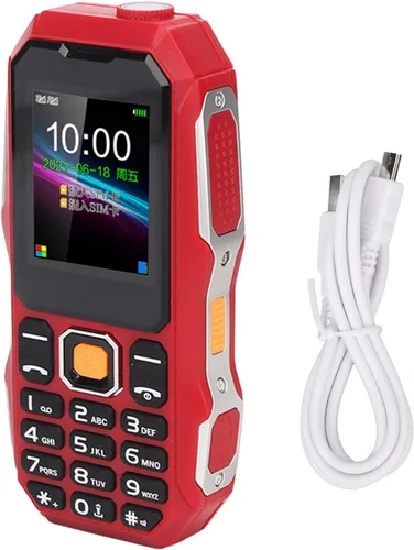 Miniatura 3 de Yunseity Teléfono celular desbloqueado para personas mayores, 1.8 pulgadas, batería de 5800 mAh, mini teléfono móvil de tres pruebas con cuerno