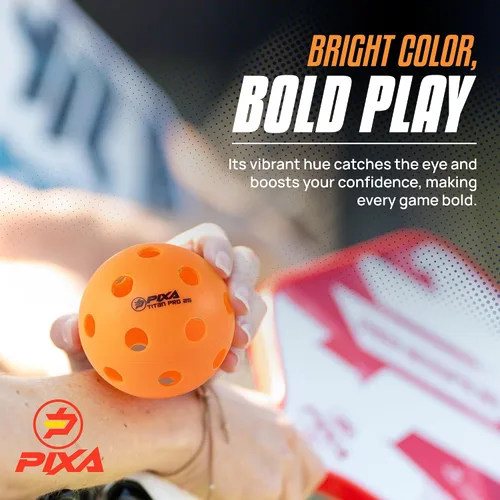 Miniatura 5 de PIXA Titan Pro 26 Pickleball para interiores, aprobado por USAPA, bolas de pickleball duraderas para interiores, rebote constante, vuelo suave