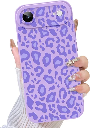 Miniatura 76 de TEAUGHT Compatible con iPhone 11 Funda con patrón lindo estampado de leopardo negro guepardo + protector de pantalla a prueba de golpes, funda