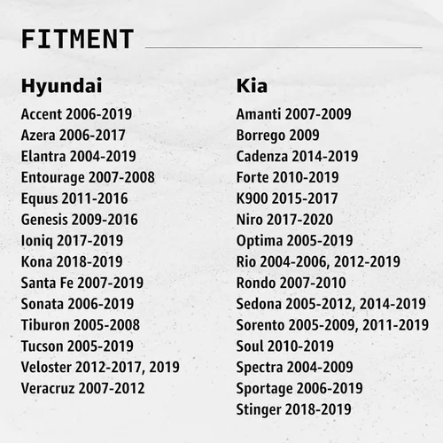 Miniatura 2 de Click&Fit Tapa de gasolina de repuesto para Hyundai y Kia de 2004 a 2019 – Tapa del depósito de combustible con anclaje y junta que reemplaza a