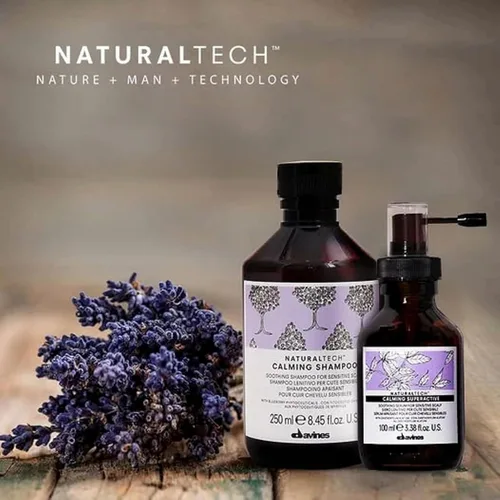 Miniatura 2 de Davines Champú calmante Naturaltech, limpieza suave mientras alivia la picazón en cuero cabelludo sensible, 8.45 onzas líquidas