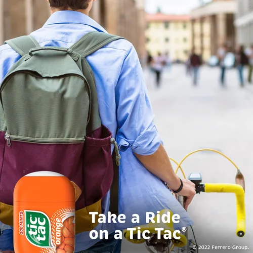 Miniatura 6 de Tic Tac, Menta con sabor a naranja, 8 unidades, refresco para llevar, 3.4 onzas cada una