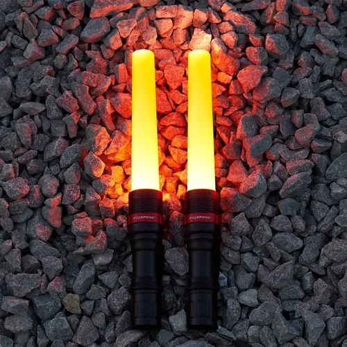 Miniatura 3 de FOXFIRE Kit de bastón de tráfico con linterna LED de 250 lúmenes, visibilidad de 1/2 milla para personal de eventos, control de multitudes y control