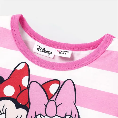 Miniatura 3 de Disney Mickey and Friends Minnie Mouse - Vestido para niña pequeña, estampado de lunares, lazo y correa para el hombro, traje de cumpleaños