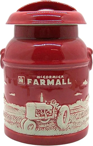 Miniatura 6 de M Cornell Importers, Inc. IH Farmall - Tarro de galletas de gres con relieve elevado