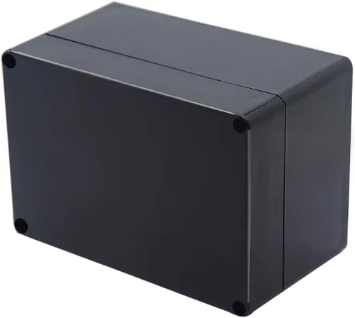 Miniatura 20 de Caja de proyecto IP65 Caja de conexiones impermeable ABS cajas eléctricas negras para bricolaje, Estuche electrónico para proyectos de energía, Caja