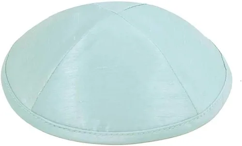 Miniatura 21 de Zion Judaica Deluxe Raw Silk Kippot Paquetes a granel o kipá individual incluye clips gratis