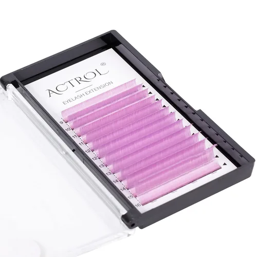 Miniatura 31 de Extensiones de pestañas de colores Easy Fan de 0.354-0.630 in, mezcla de blanco, rizo D, fácil de abanear, 0.003 in, suministros de pestañas