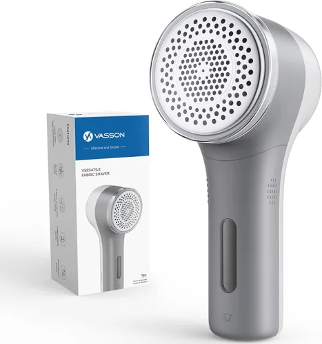 VASSON Afeitadora de Tela, Afeitadoras de Suéter para Quitar Pelusa, Desfuzzador de Alto Rendimiento, Afeitadora Eléctrica Recargable para Quitar