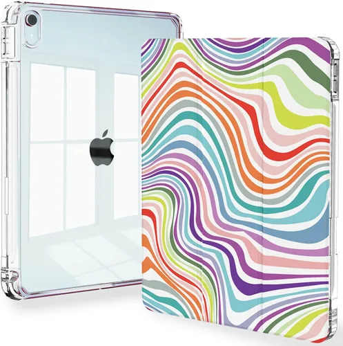 Miniatura 18 de Feams Funda delgada para iPad Air de 11 pulgadas M3 2025 / M2 2024, iPad Air 5ª Generación 2022 / iPad Air 4ª Generación 2020 de 10.9 pulgadas, Arte