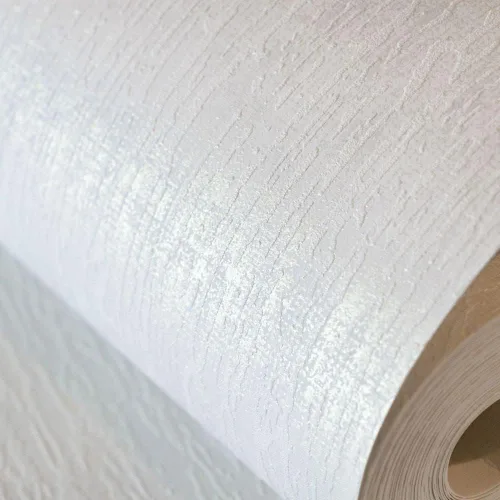 Miniatura 2 de CONCORD WALLCOVERINGS ™ Muestra solo para fines de exhibición - Papel tapiz moderno con textura moderna, brillo de pared de vinilo y mica, Blanco