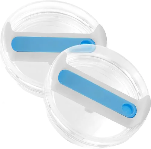 Miniatura 15 de 2 piezas de tapa de vaso para taza Stanley de 40oz, a prueba de polvo, a prueba de derrames, resistente a salpicaduras, tapa de repuesto para taza