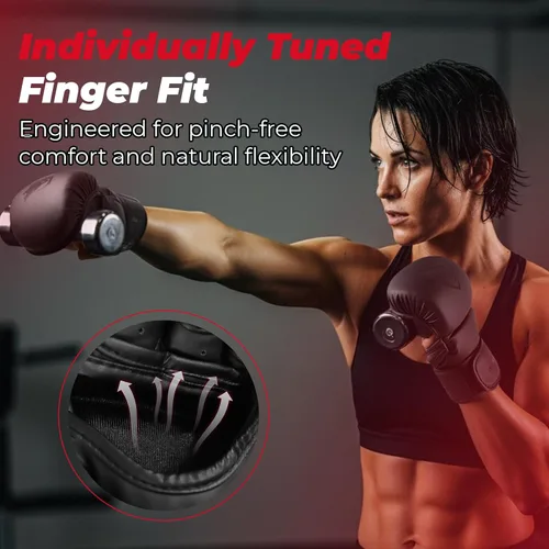 Miniatura 4 de LIBERLUPUS MMA Gloves for Men – Punching Bag Gloves for Men, Open Palm Training Gloves for MMA Sparring, Kickboxing, Muay Thai, Youth Self-Defense