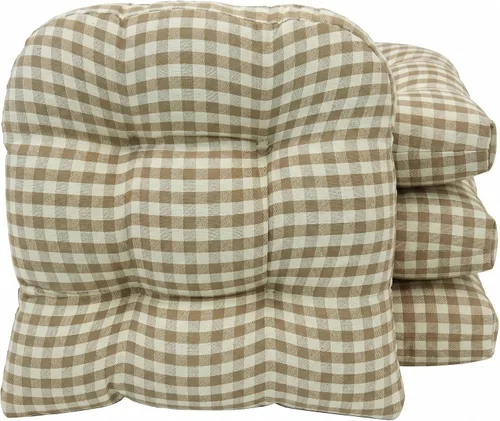 Miniatura 83 de Klear Vu Gripper Overstuffed - Cojines universales antideslizantes para silla de comedor para decoración de cocina o uso de oficina, almohadilla
