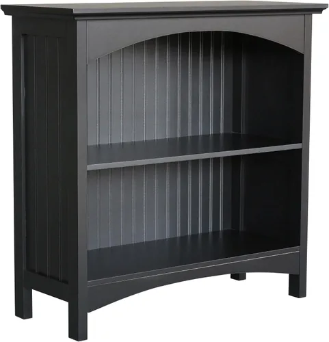 Miniatura 13 de eHemco Estantería de 2 niveles con 2 soportes arqueados, 29 pulgadas, gris