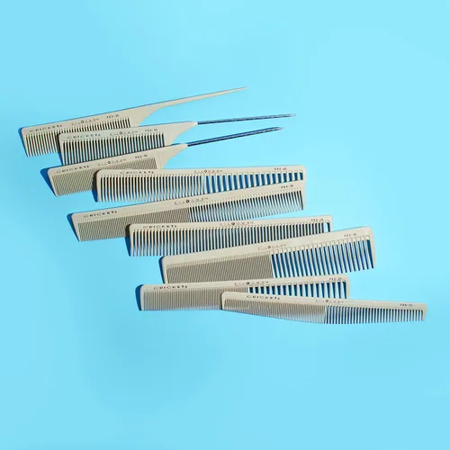 Miniatura 5 de Cricket Silkomb Pro-20 - Peine de corte de cabello multiusos - Inyección de silicona, dientes sin costuras con patrón de dientes dual para corte