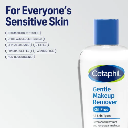 Miniatura 6 de Desmaquillador suave resistente al agua, 6.0 onzas líquidas, de la marca Cetaphil