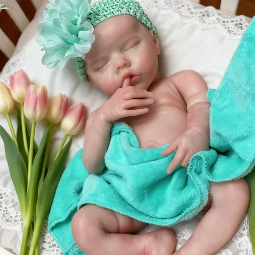 OtardDolls Muñecas de bebé Reborn realistas de 18 pulgadas, silicona suave, lavable, incluye ropa y biberones