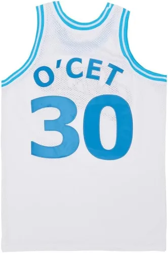 Miniatura 6 de PERC30 Camiseta de baloncesto de la película Perc O'Cet #30 para hombre con costuras S-XXXL