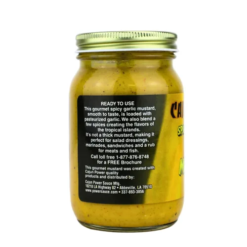 Miniatura 3 de Mostaza de ajo picante 9fl oz por Cajun Power