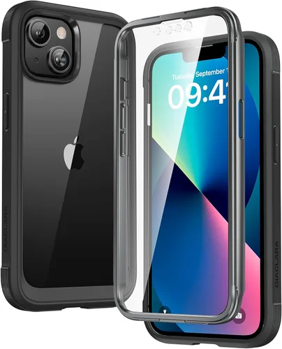 Miniatura 211 de Diaclara - Funda compatible con iPhone 11, carcasa resistente de cuerpo completo con protector de pantalla integrado sensible al tacto y Transparente