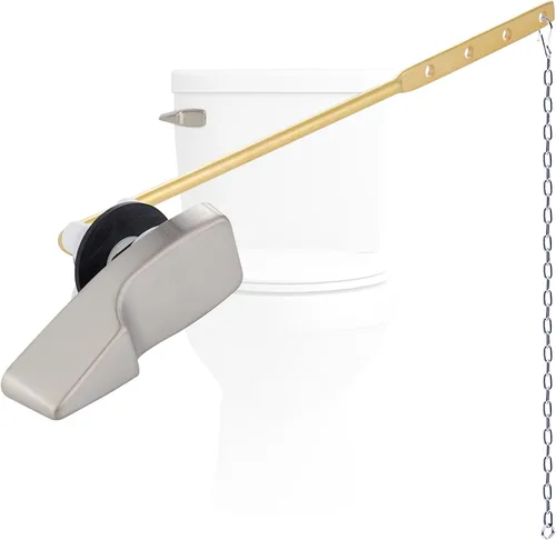 Kit de reemplazo de mango de inodoro de montaje frontal de metal Hygie Rinse compatible con inodoro estándar americano/Mansfield/Gerber/TOTO/Kohler,