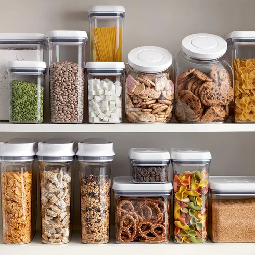 Miniatura 4 de OXO Good Grips POP - Recipiente hermético de almacenamiento de alimentos, Spices & Herbs (0.3 Qt), Blanco