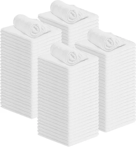 Miniatura 11 de Avalon Towels Cotton Shop Trapos – Paquete de 100 trapos de limpieza de 12 x 14 pulgadas – Toallas absorbentes y toallas de limpieza multiusos