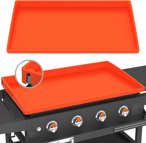Cubierta de parrilla de silicona para Blackstone - 36 pulgadas de cobertura verdadera y completa, resistente de grado alimenticio, tapete protector