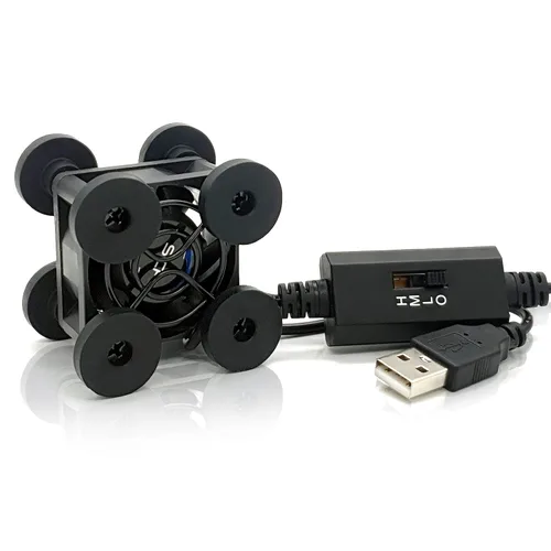 Mini ventilador USB compacto de 1.575 in x 0.787 in, para equipo de realidad virtual, acuario, roku, enrutador, frambuesa pi, cosplay, ventilación