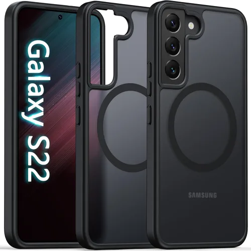 Miniatura 73 de Oterkin Funda magnética para Samsung Galaxy S24 Ultra mate, funda para teléfono S24 Ultra compatible con MagSafe, esmerilada, translúcida, a prueba