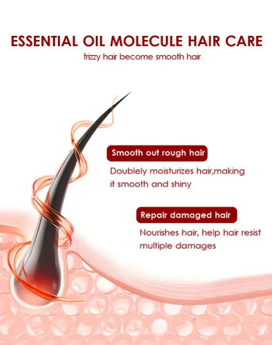 Miniatura 7 de Cápsula de suero de tratamiento capilar, hidratante y fortaleciendo el cabello sedoso, aceite de suero de vitamina para cabello encrespado y dañado