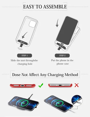 Miniatura 6 de Paquete de 2 lengüetas de amarre para teléfono, parche universal para teléfono sin adhesivo, pieza de repuesto de correa de teléfono para teléfono