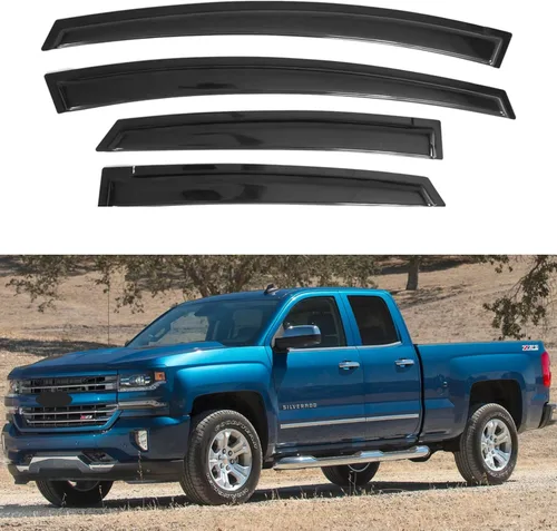 Miniatura 290 de Visor para ventana IG para Hyundai Venue 2020-2023, protector contra la lluvia, adhesivo extra duradero, deflector de viento para lado