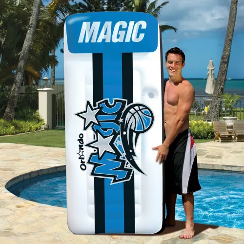 Miniatura 2 de Poolmaster NBA - Tumbona inflable grande para colchón de piscina Magia de Orlando