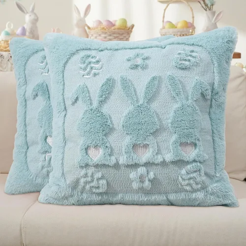 Miniatura 8 de Juego de 2 fundas de almohada de San Valentín de 16 x 16 pulgadas, decoración del día de San Valentín, fundas de almohada rosas para decoración