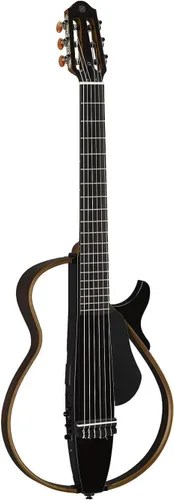 Miniatura 2 de Yamaha SLG200N TBS - Guitarra silenciosa de cuerda de nailon con bolsa de concierto dura, Tabaco Sunburst Resplandor solar del tabaco
