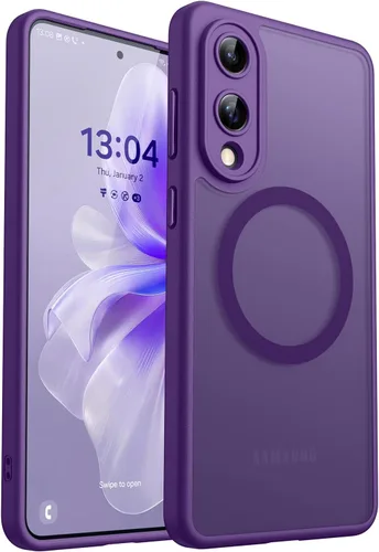 Miniatura 72 de CANSHN Funda diseñada para Samsung Galaxy A16-5G [protección completa de la cámara] [compatible con Magsafe] funda protectora trasera translúcida