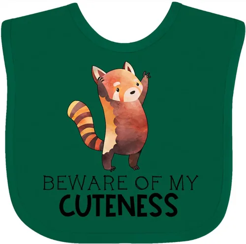 Miniatura 13 de inktastic Beware Of My Cuteness Cute Red Panda Babero